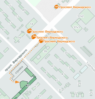 схема проезда